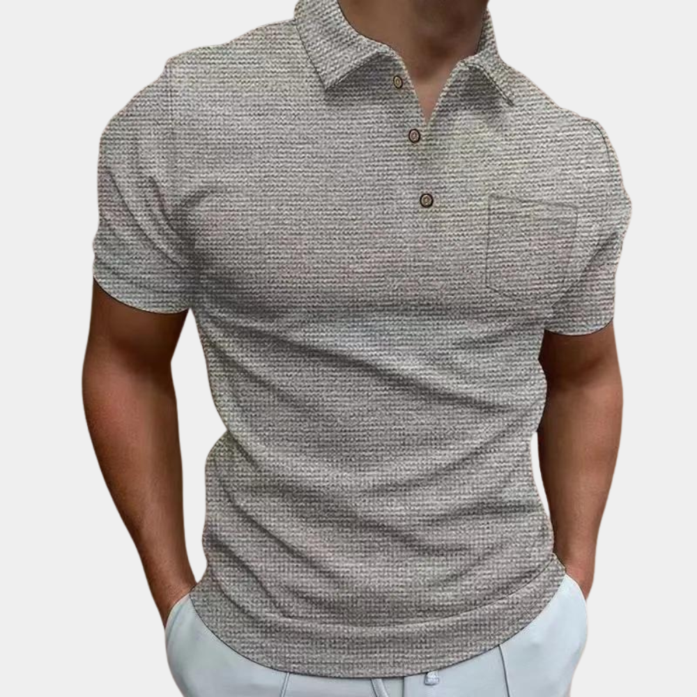 Men's Short Sleeve Polo Shirt Summer Model