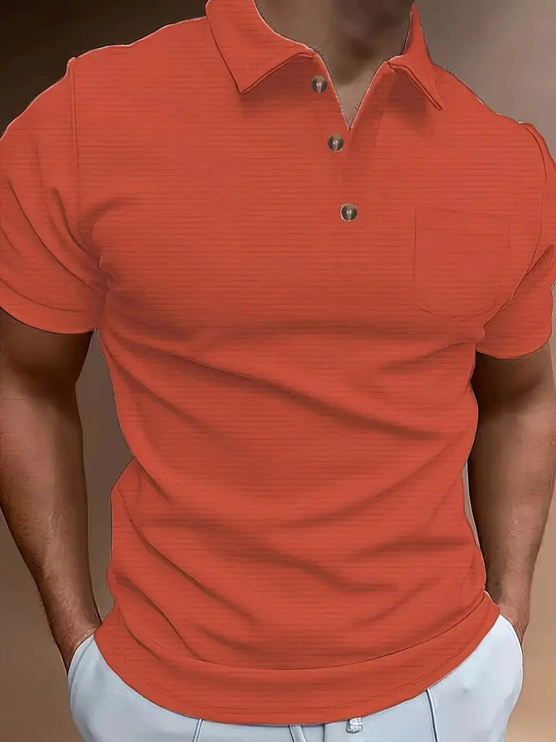 Men's Classic Short-Sleeve Polo Shirt