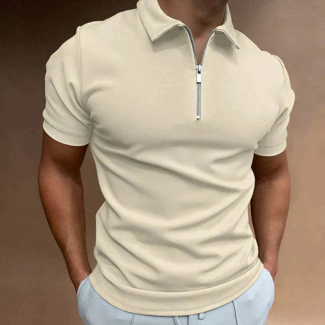 Men's Short-Sleeved Sporty Polo Shirt