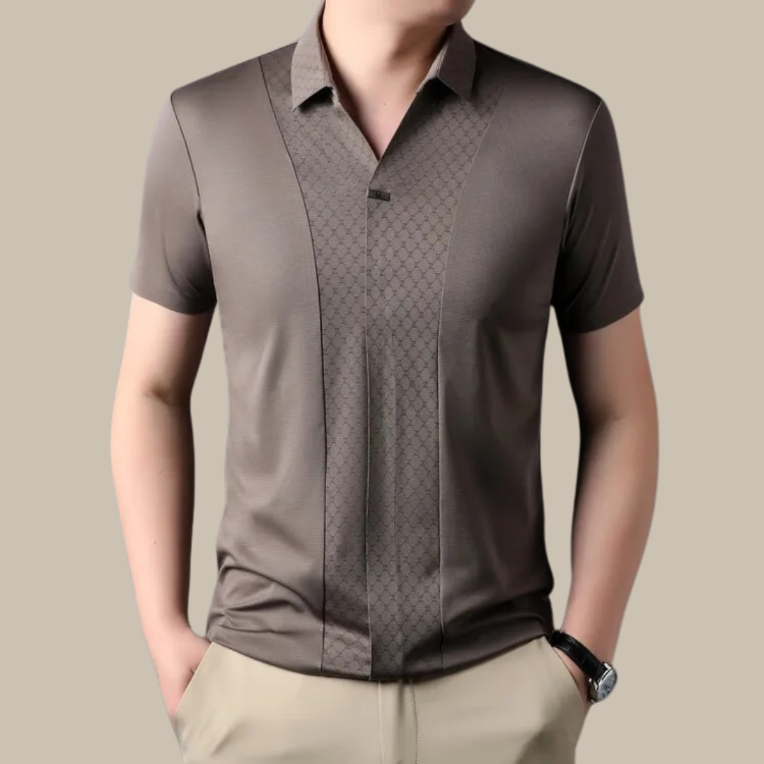 Classic Polo Shirt Short Sleeve V-Neck
