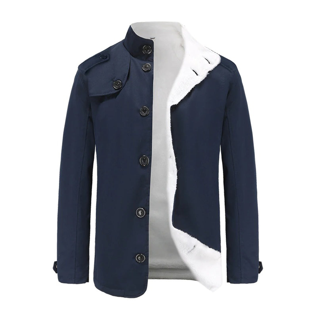 Women's Winter Dress Fleece Lined Classic Buttons