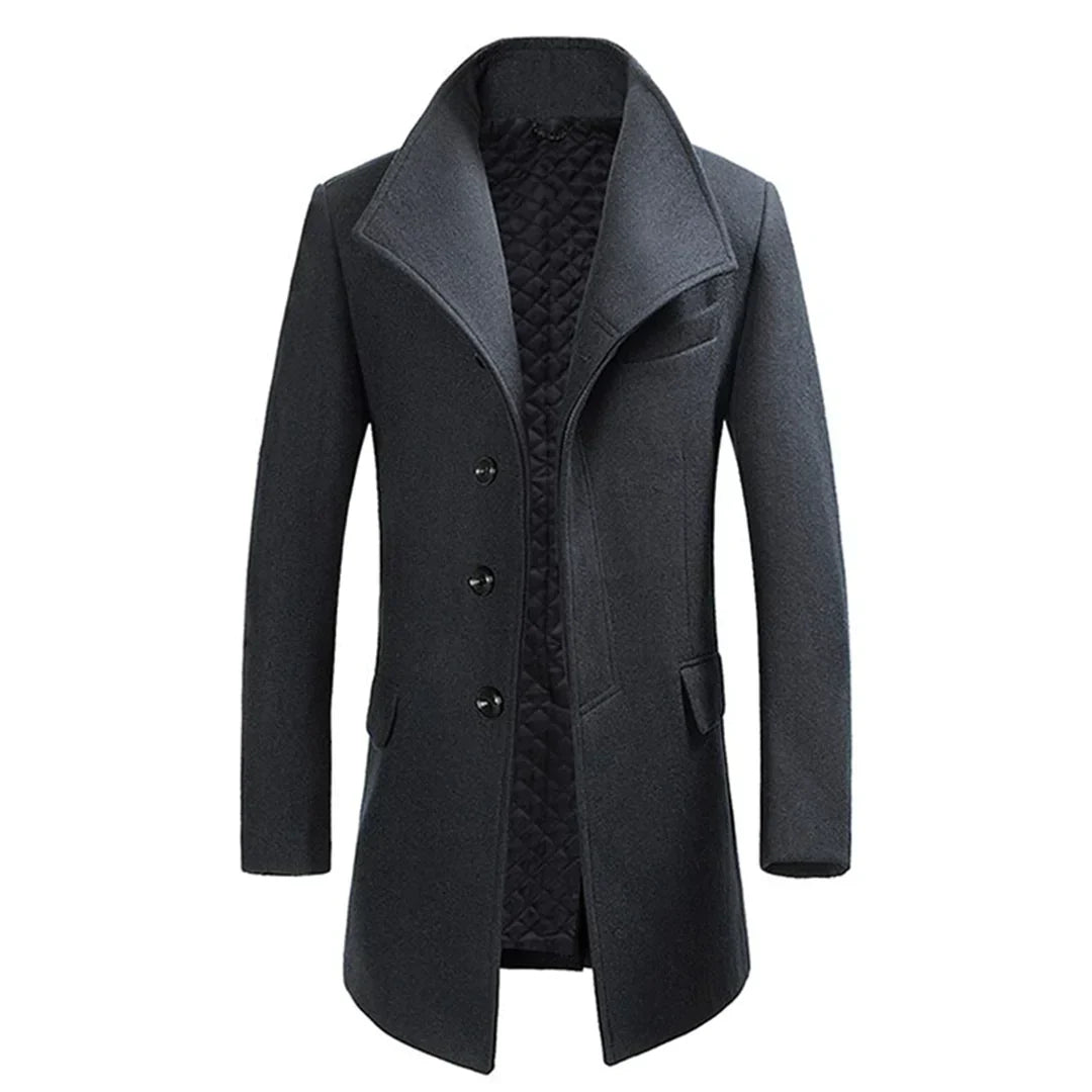 Women's Scarf Coat Wool Blend Elegant Tailored Fit