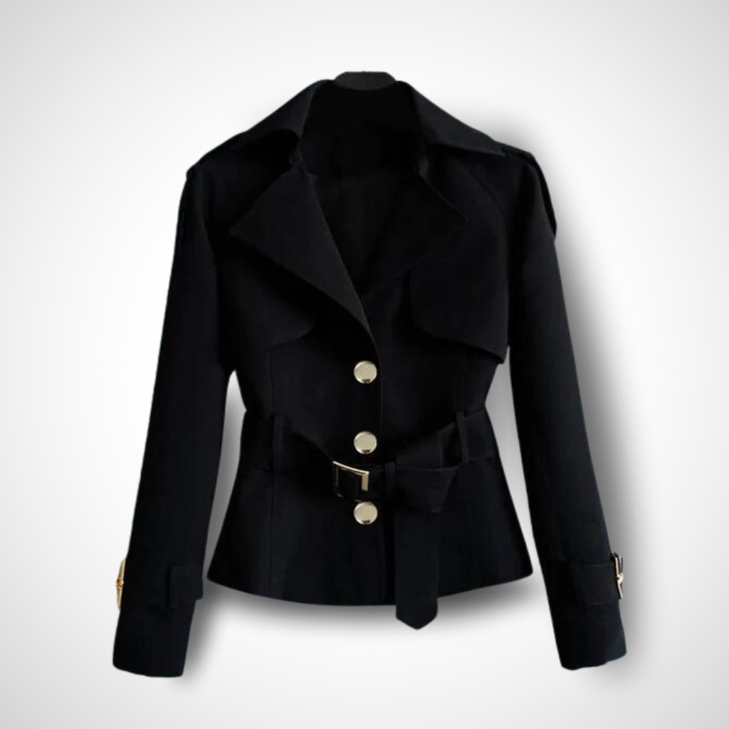 Stylish Trilby Coat Vintage Look Women