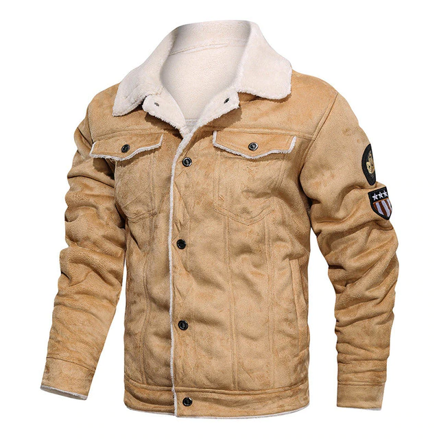 Men's Military-Style Bomber Jacket