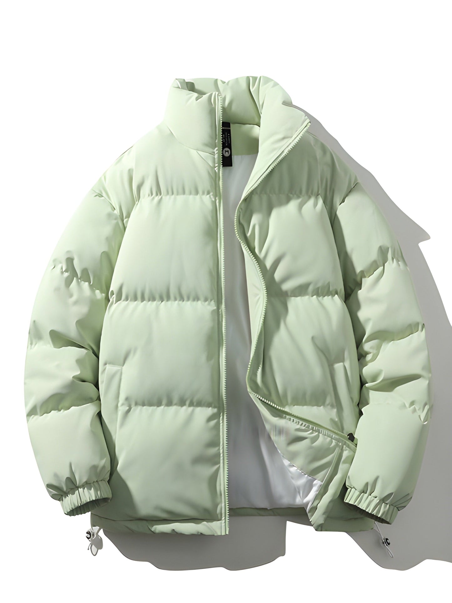 Warm Lined Men's Plus Size Winter Jacket