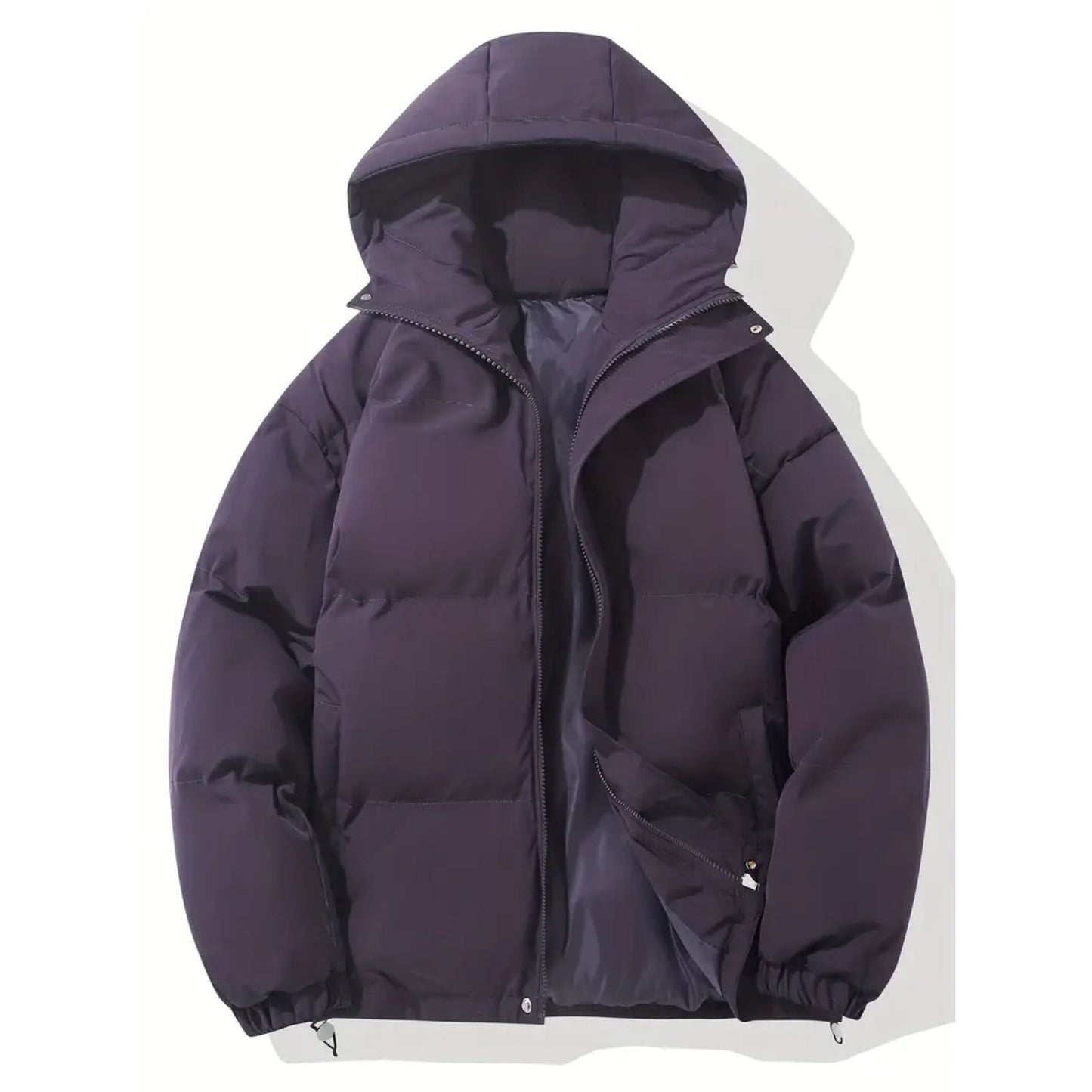 Men's Down Jacket Warm Insulated with Hood