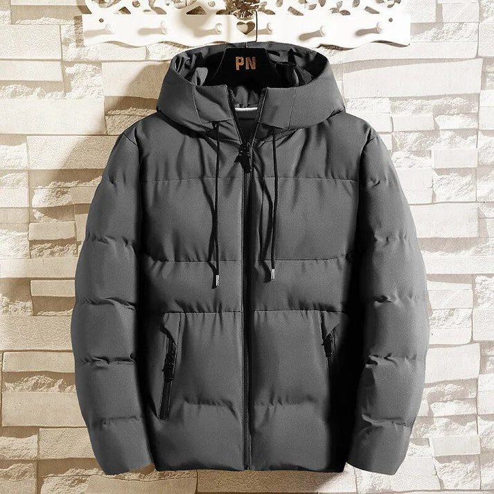 Men's Winter Jacket Windproof with Hood