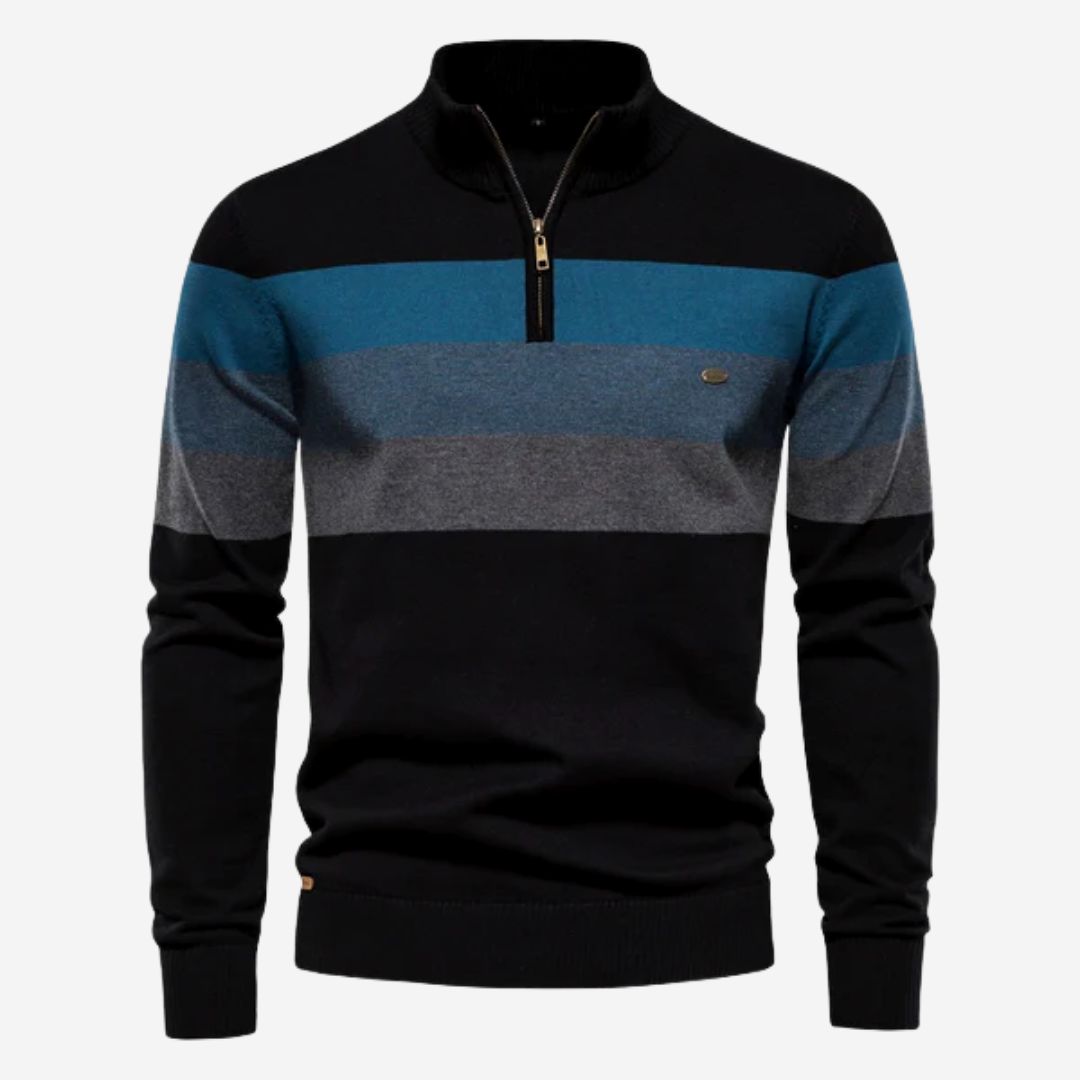 Men's Striped Vintage Style Knitted Sweater