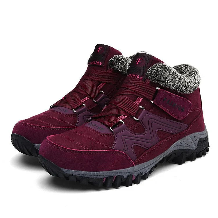 Women's Winter Boots Leather Platform Stilettos