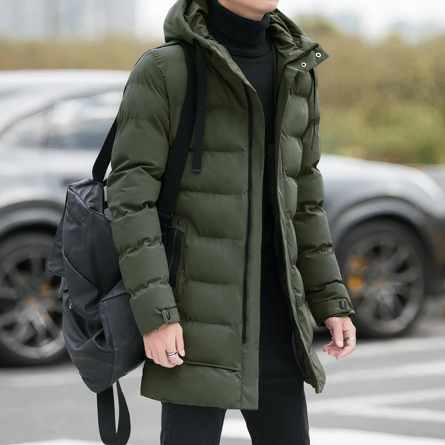 Men's Warm Hooded Parka