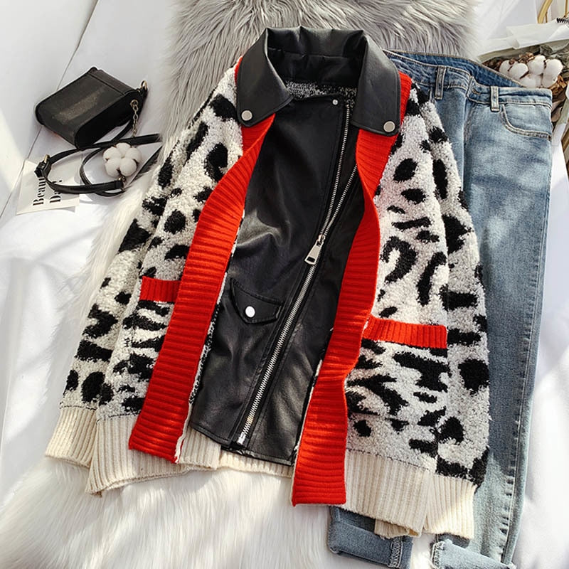 Stylish Leather Jacket Rollin' Style
