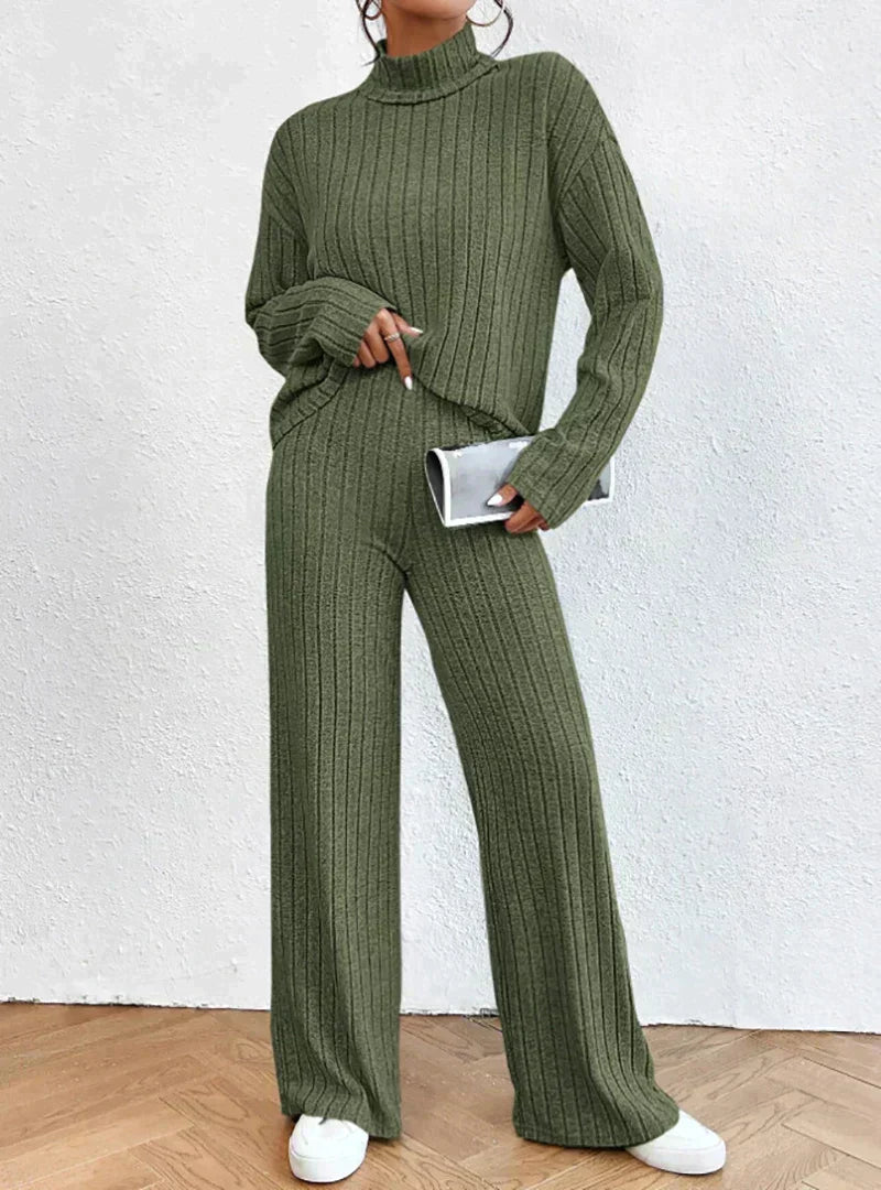 Women's Knitted Tracksuit Warm Winter