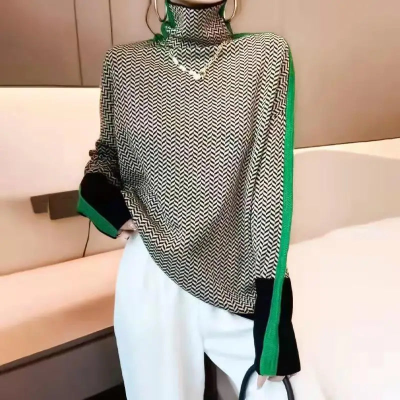Women's Turtleneck Sweater Soft Comfortable