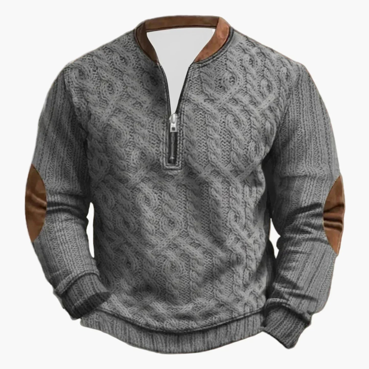Outdoor Long-Sleeve Pullover Stand-Up Collar