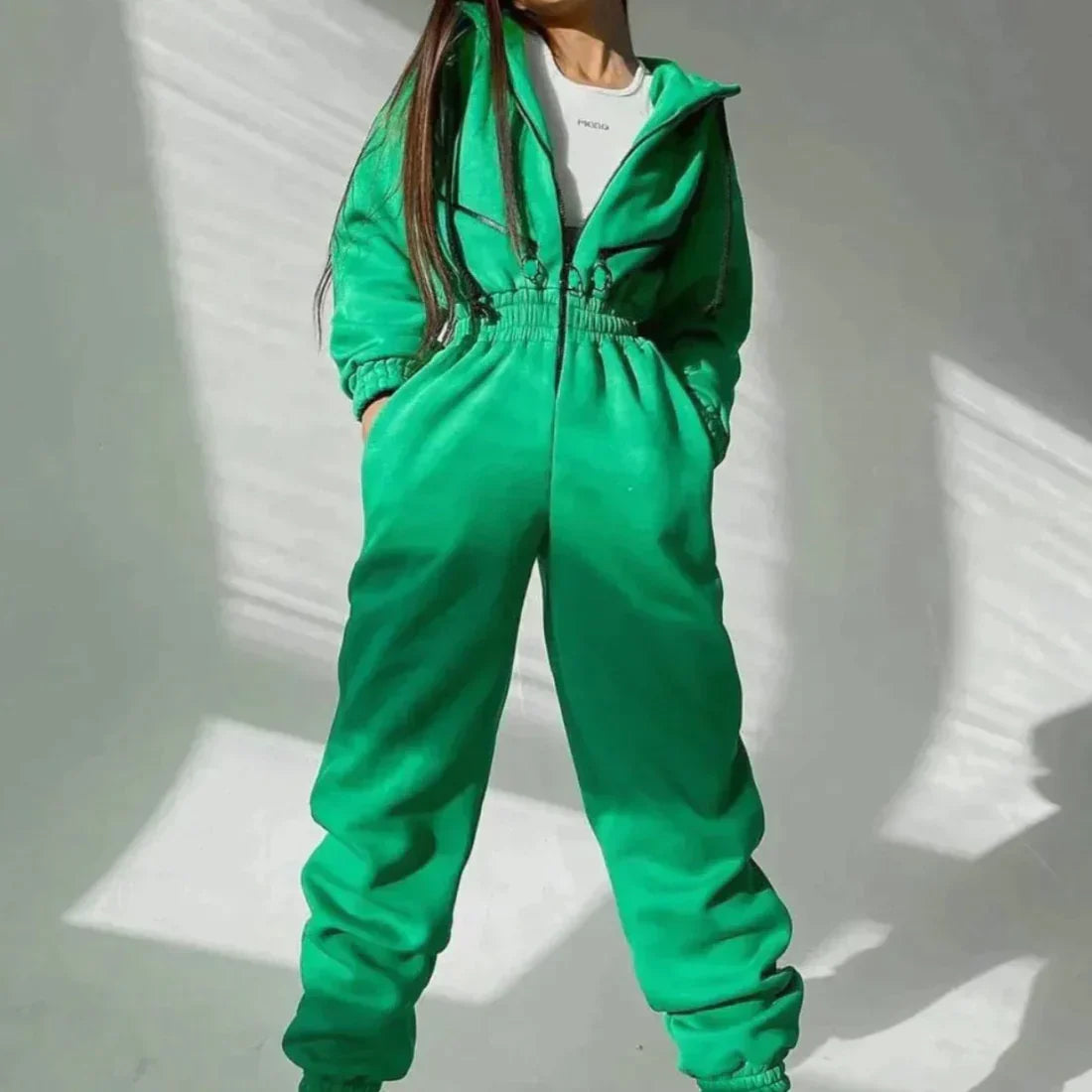 Stylischer Winter-Overall Damen