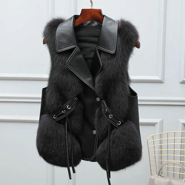 Fashionable Faux Fur Vest for Women