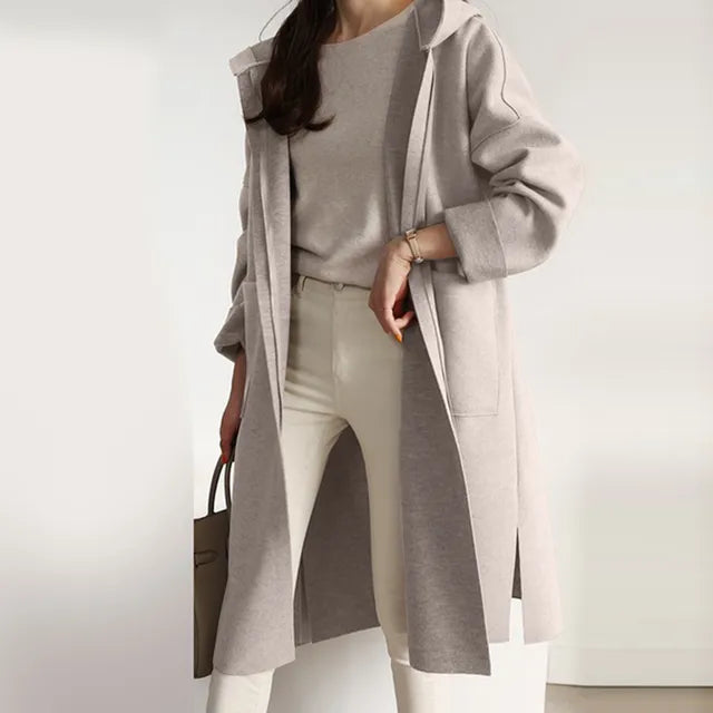 Elegant Women's Down Jacket Hood