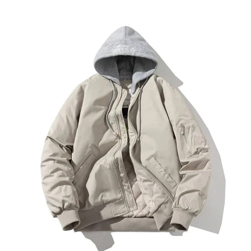 Cavan Style Leather Bomber Jacket
