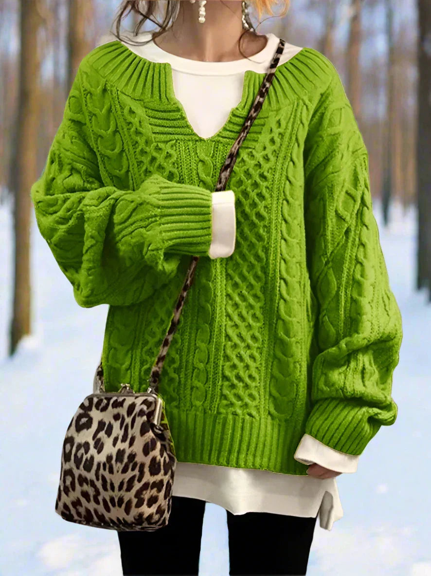 Knitted Sweater Oversized Soft and Warm Comfort Fit