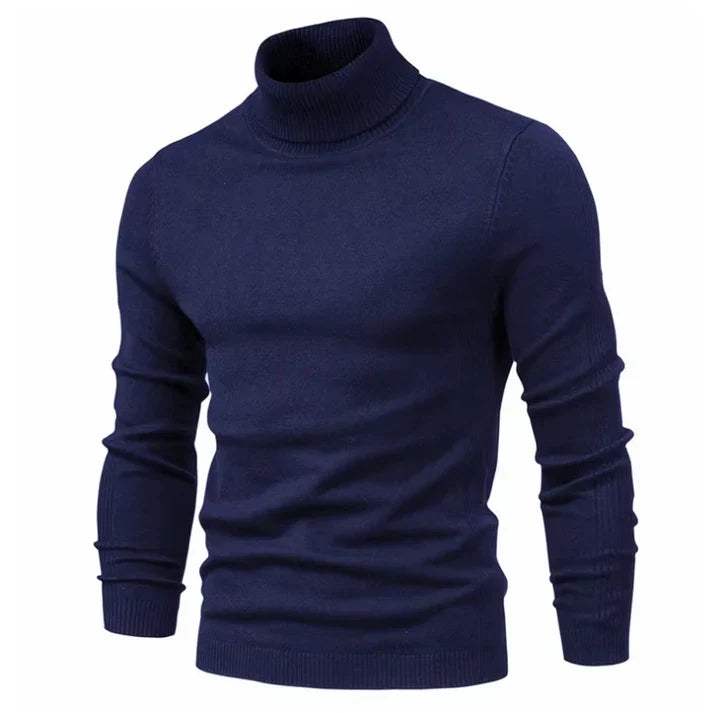 Noah - Fine-knit Roll Neck Sweater Slim Fit Cashmere