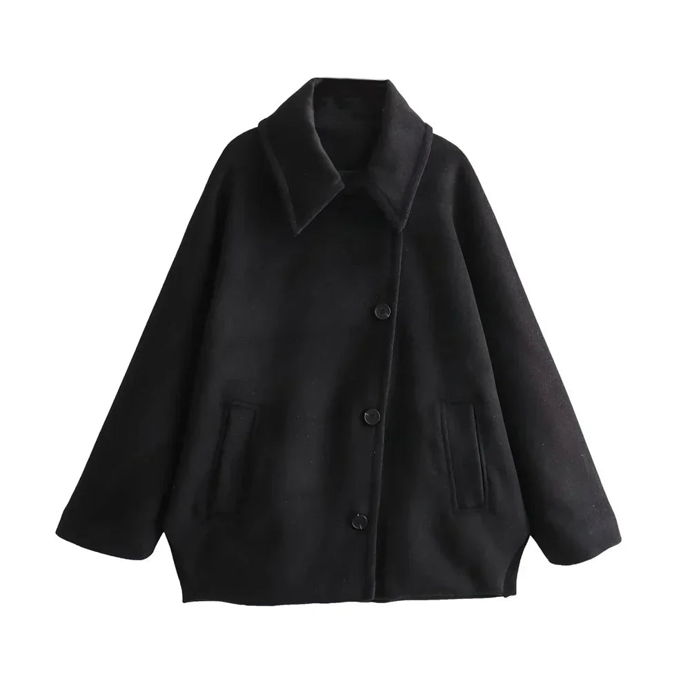 Women's Cape Elegant Design with Buttons