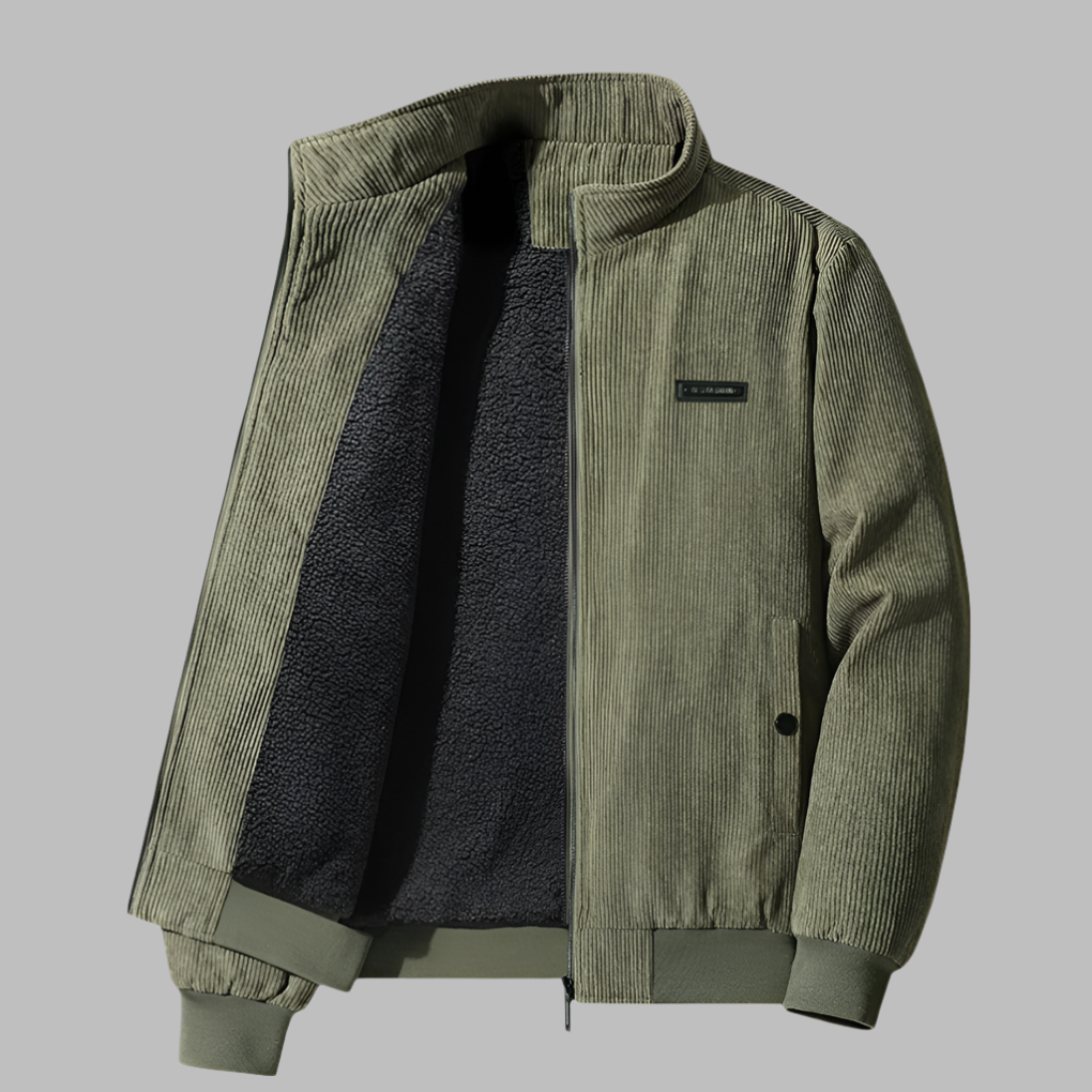Men's Winter Jacket Corduroy Warmth