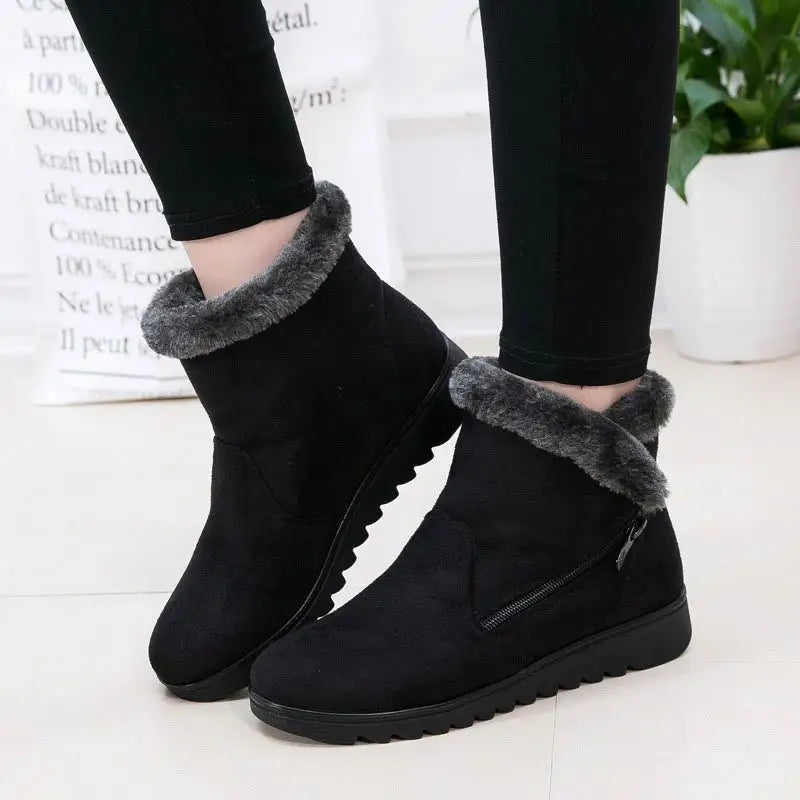 Warm Winter Boots Plush Lining Non-slip