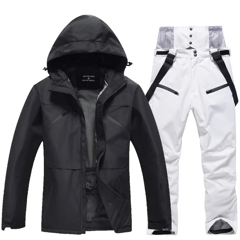 Unisex Ski Suit 2-Piece Warm Functional
