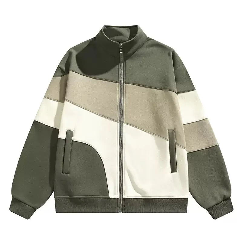 Sporty women's jacket with zipper design