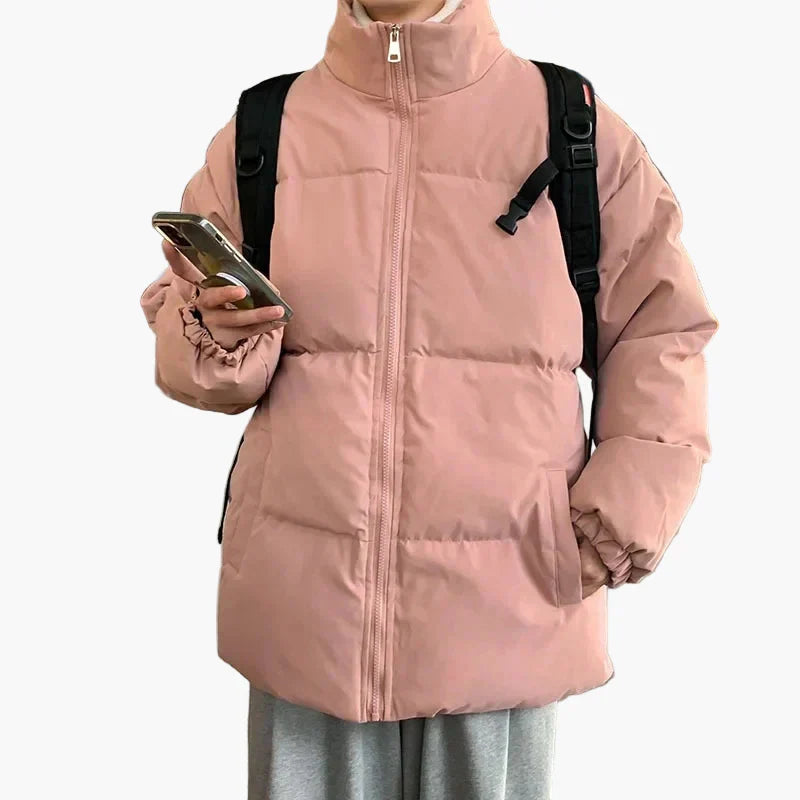 Winter Quilted Jacket Streetwear Style