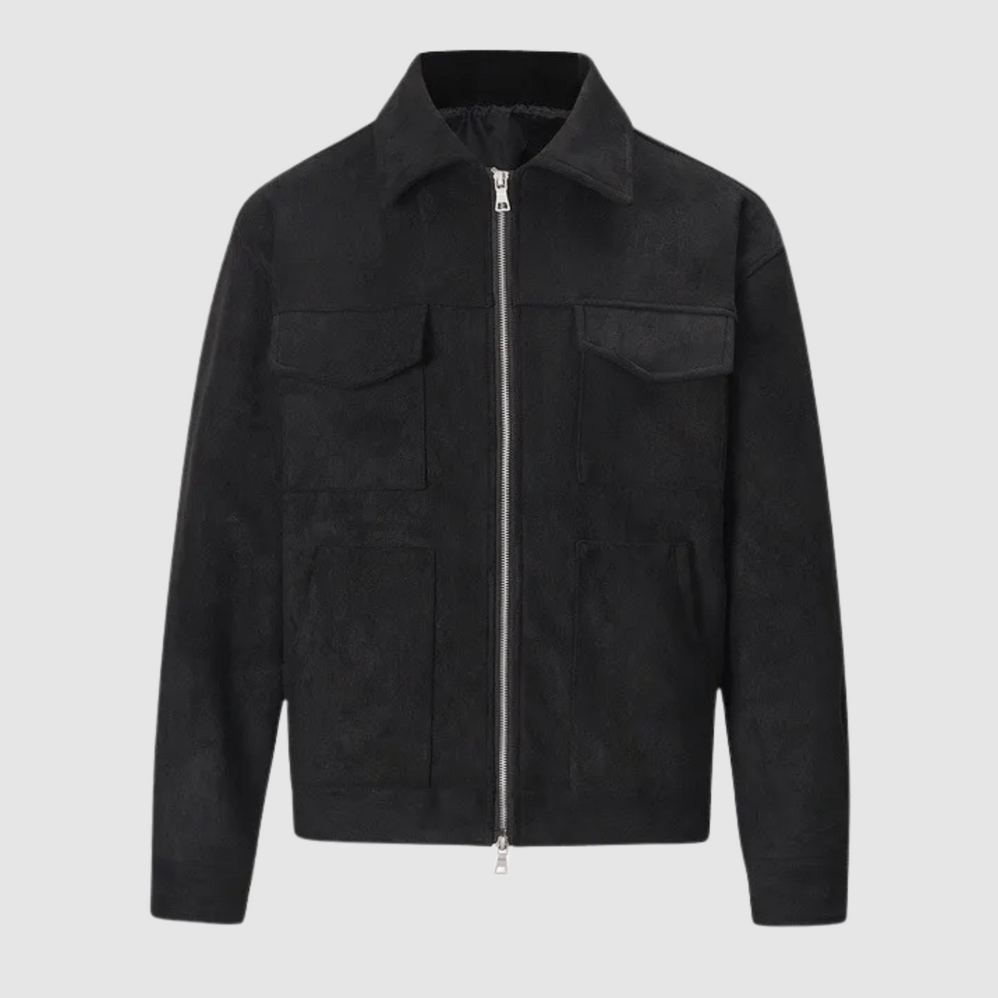 Elegant Leather Jacket Classic Cut