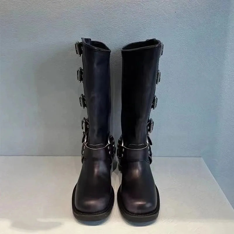 Vintage Boots Leather Elegant
