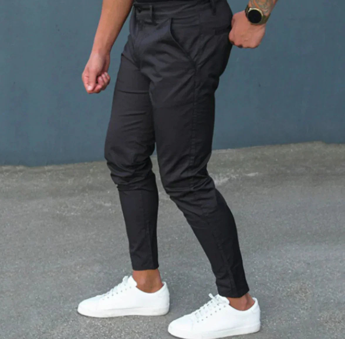 Schwarze Skinny Jeans - Dehnbar & Bequem für Männer - IdealeKleiden