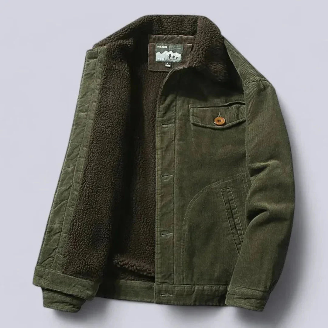 Warm-lined Sherpa Style winter coat