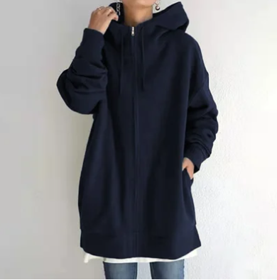 Women's Hoodie Hood Zipper Autumn Winter