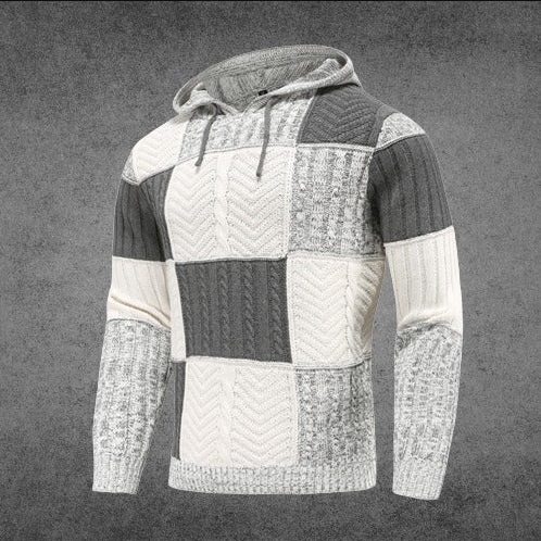 Stylish Men's Wool Hoodie Modern Design