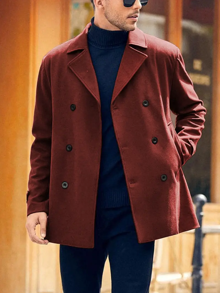Men's Trench Coat Elegant Classic Design