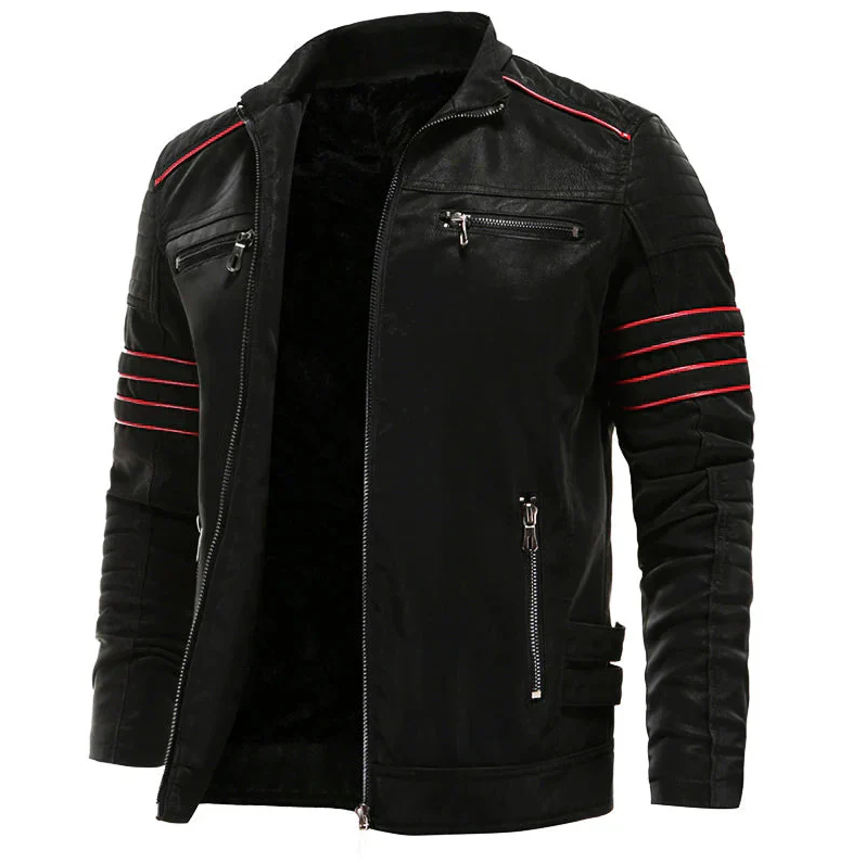 Men's Motorcycle Leather Jacket Robust Stylish