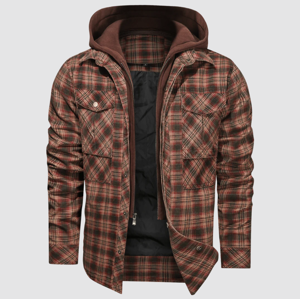 Men's Plaid Jacket Modern Classic