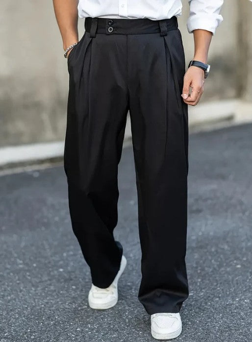 Comfortable Men's Loose Fit Trousers