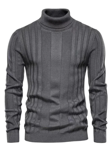 Men's Turtleneck Sweater Elegant Design