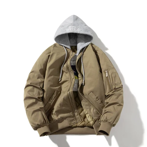 Stylish Men's Bomber Jacket Modern Urban Style