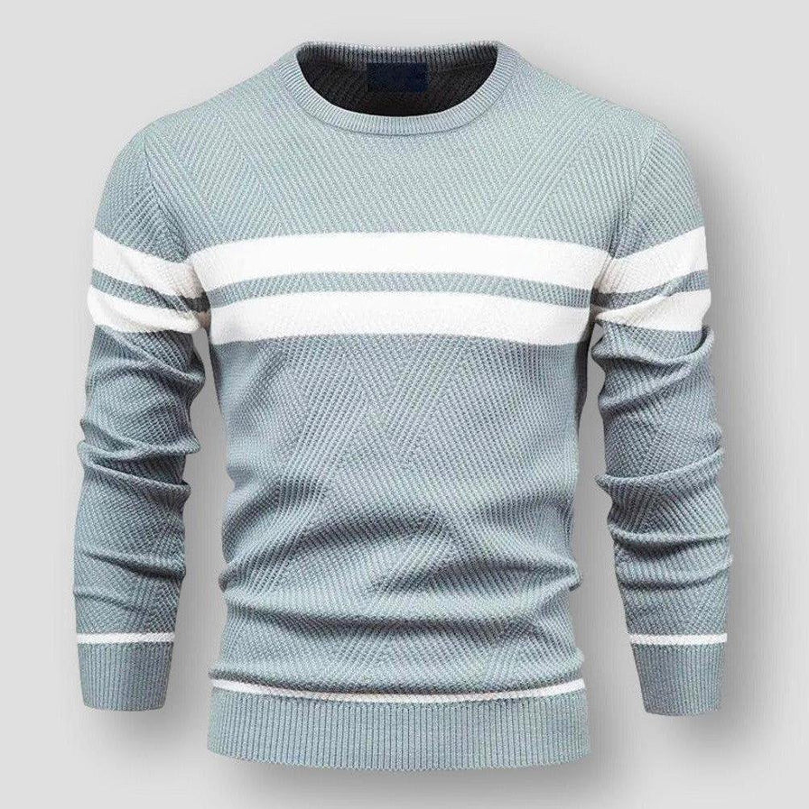 Men's Soft Striped Knitted Sweater