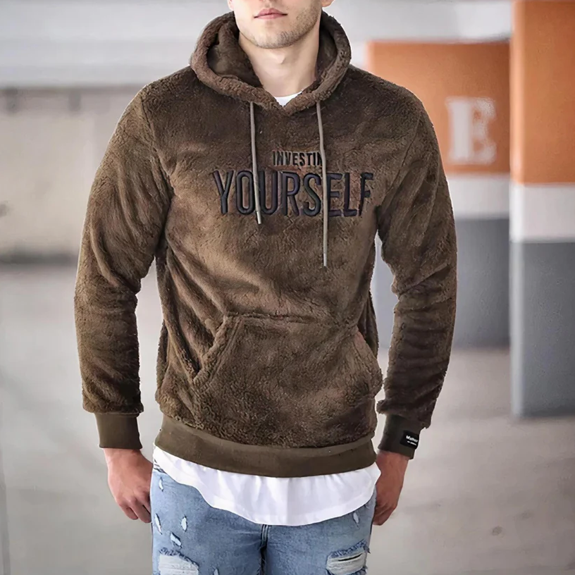 Oliver - Plush Hoodie Men Soft