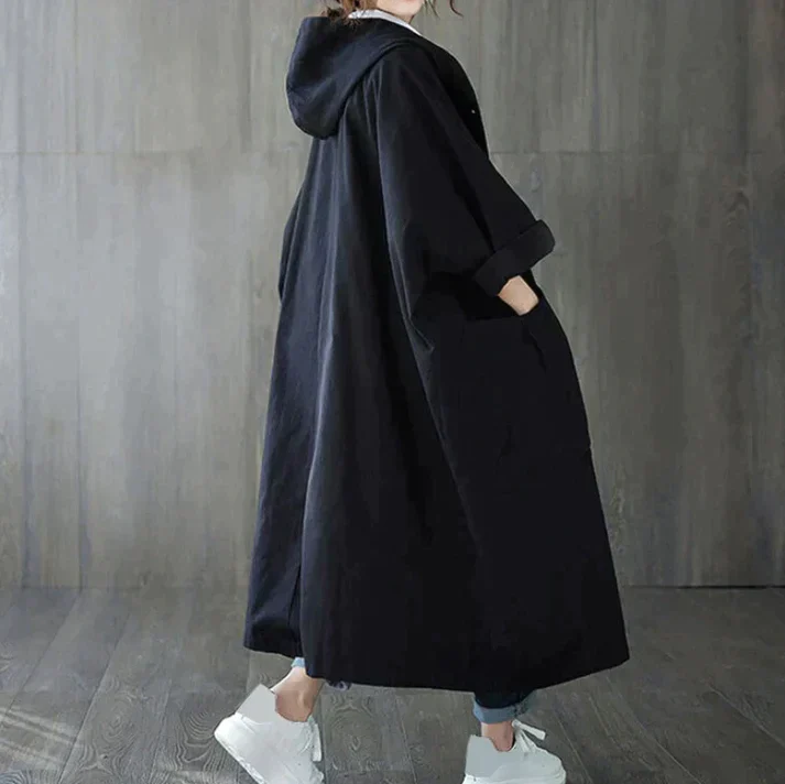 Großer Trenchcoat Übergröße Stilvoll