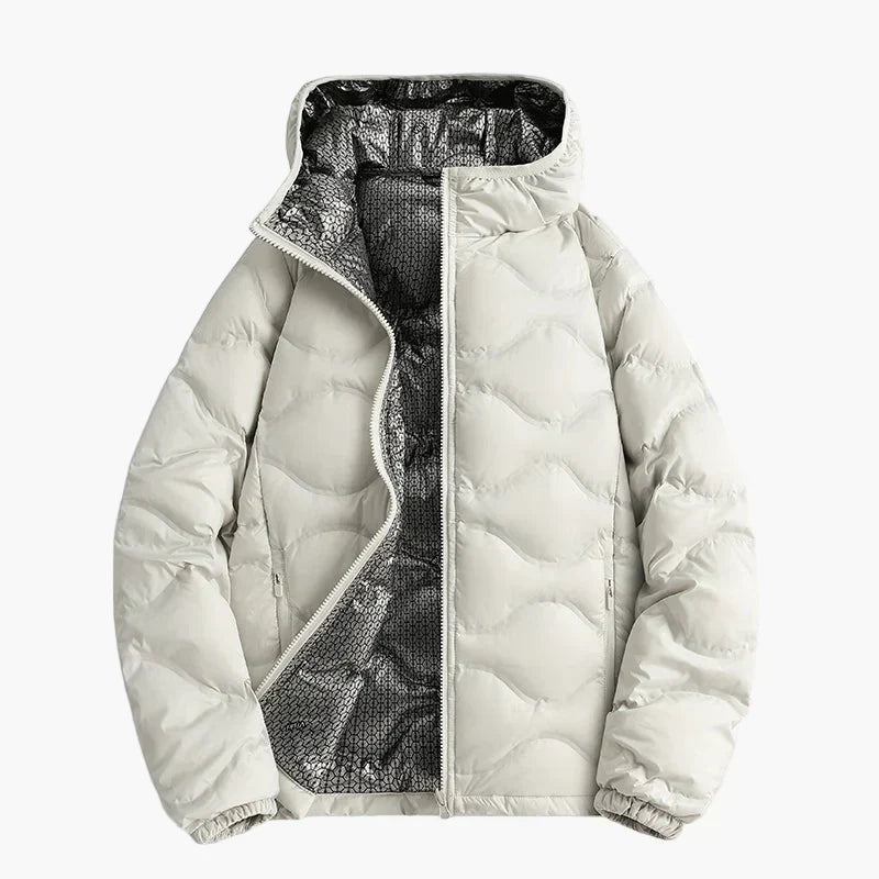 Warm Quilted Jacket with Hood - Outdoor Winter Jacket
