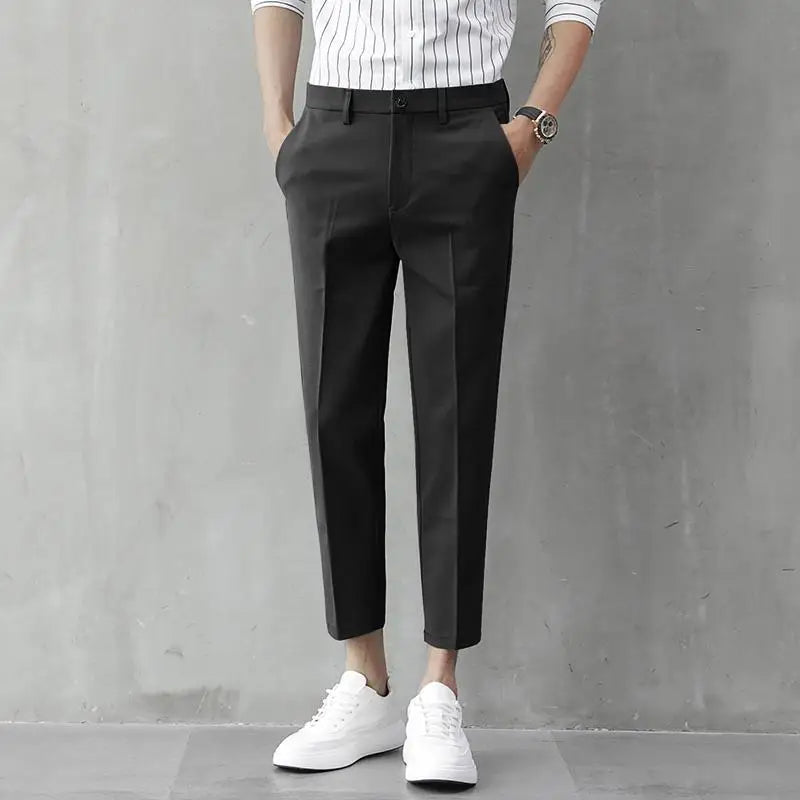 Men's Dress Pants Elegant Slim Fit