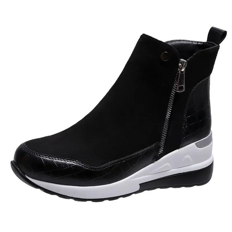Warm Winter Wedge Snow Boots for Women