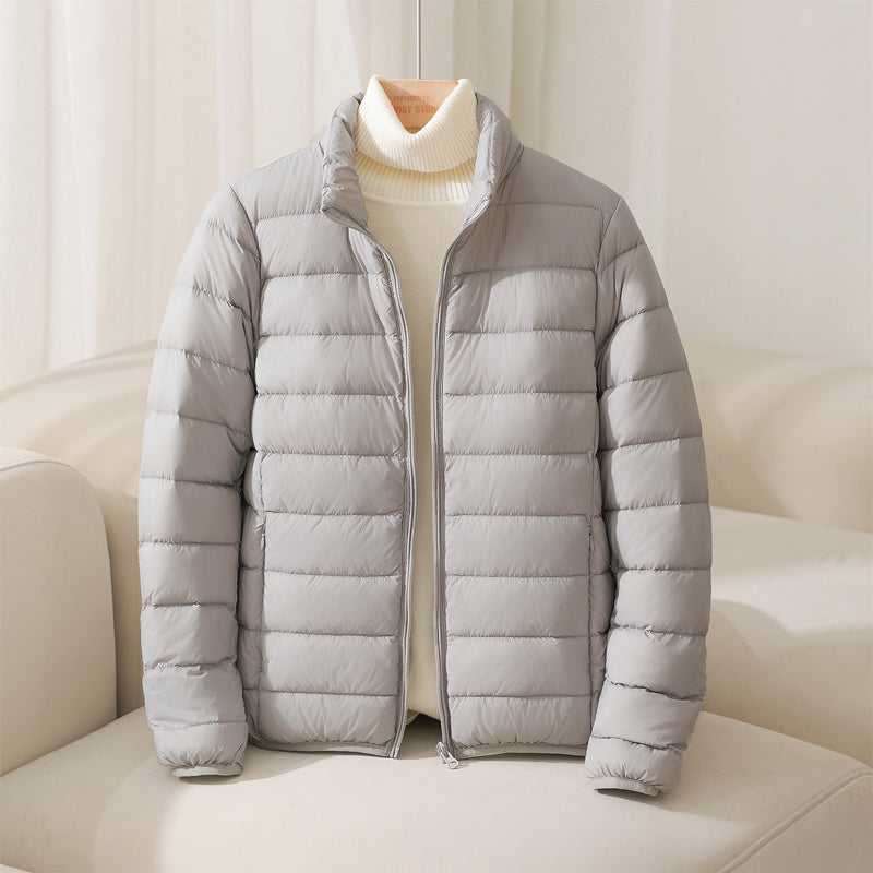 Winter Down Jacket High Collar Warm