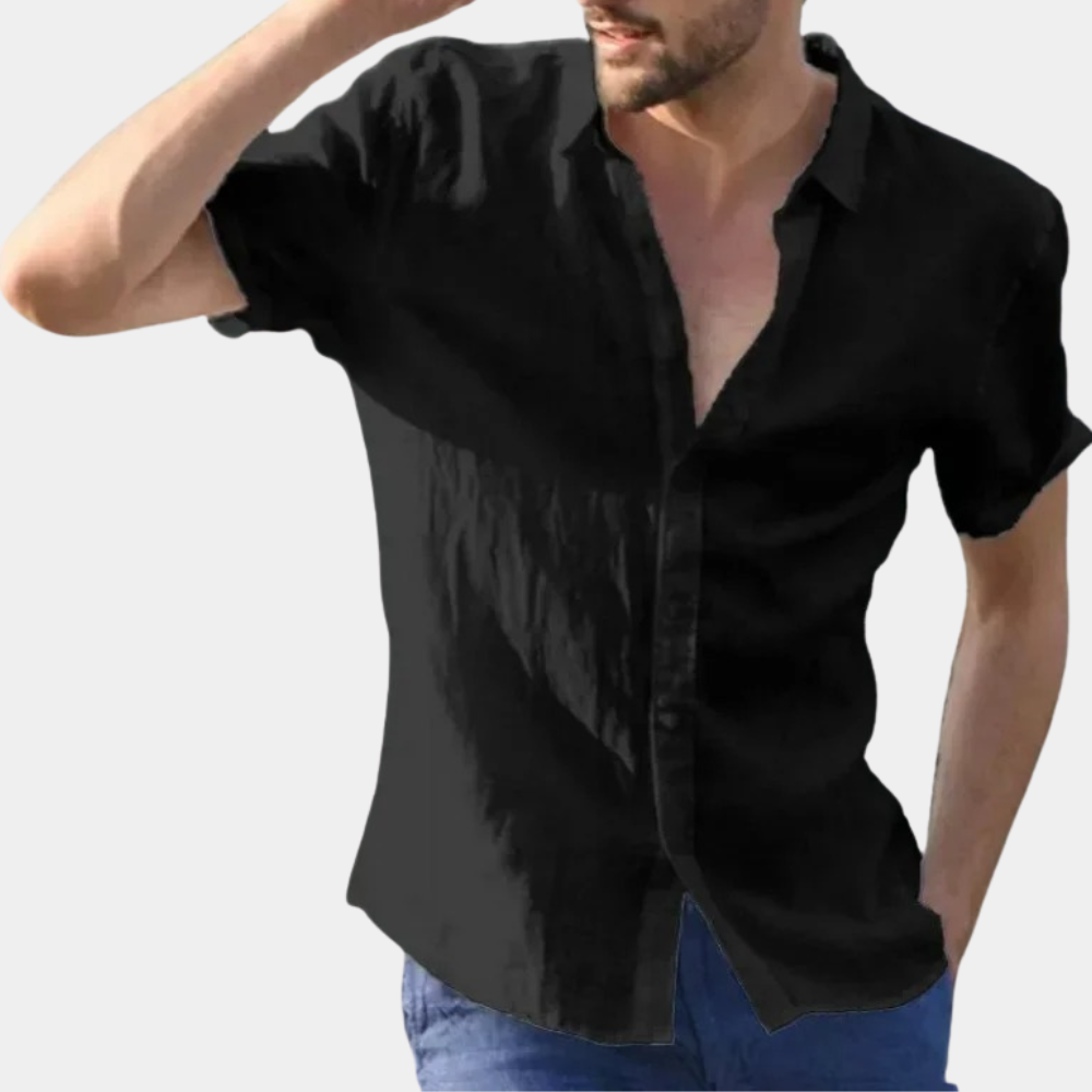 Men's Lightweight Stylish Short-Sleeved Summer Shirt